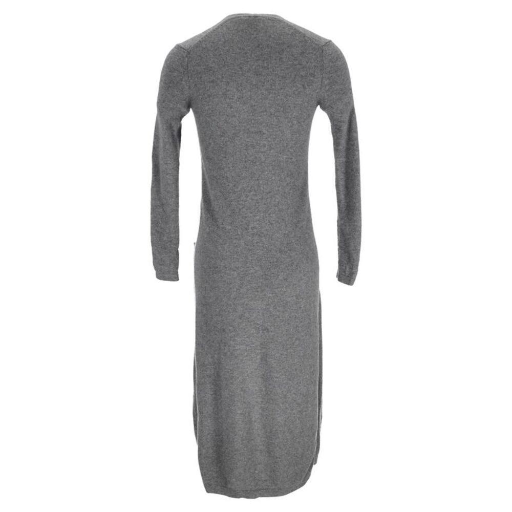 Theory Open Front Cardigan in Grey Cashmere - Picture 3 of 6